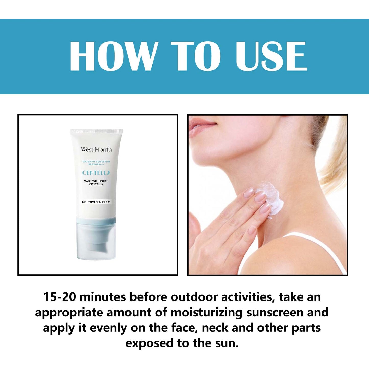 Crème Solaire Hydratante SPF50+