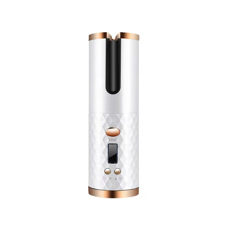 Nouveau fer à boucler automatique portable – rechargeable USB avec écran LCD intelligent – Mini boucleur