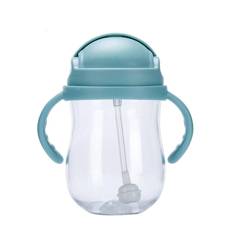 Gobelets d'alimentation en gel de silice pour bébés et jeunes enfants, avec paille.