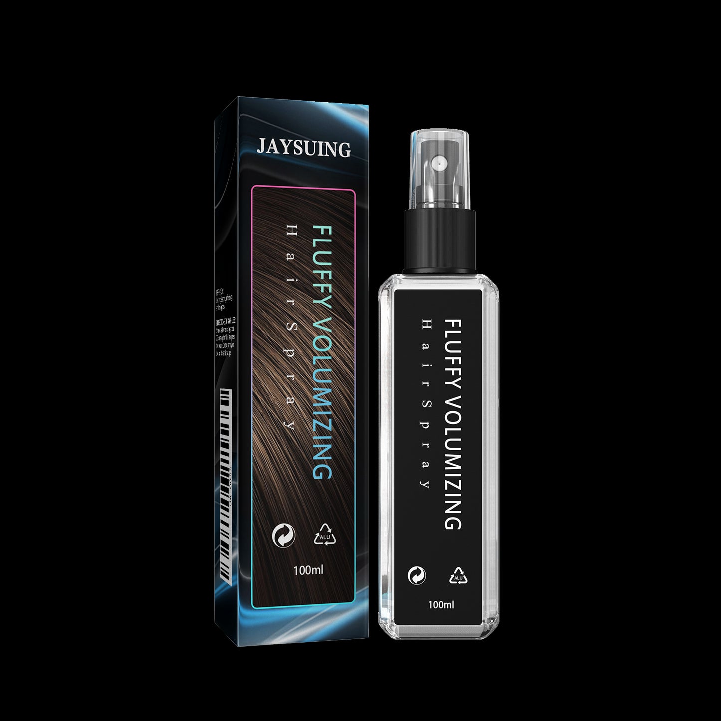 Spray volumisant pour cheveux, gel coiffant longue tenue au parfum hydratant