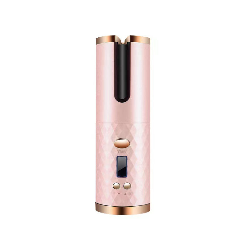 Nouveau fer à boucler automatique portable – rechargeable USB avec écran LCD intelligent – Mini boucleur