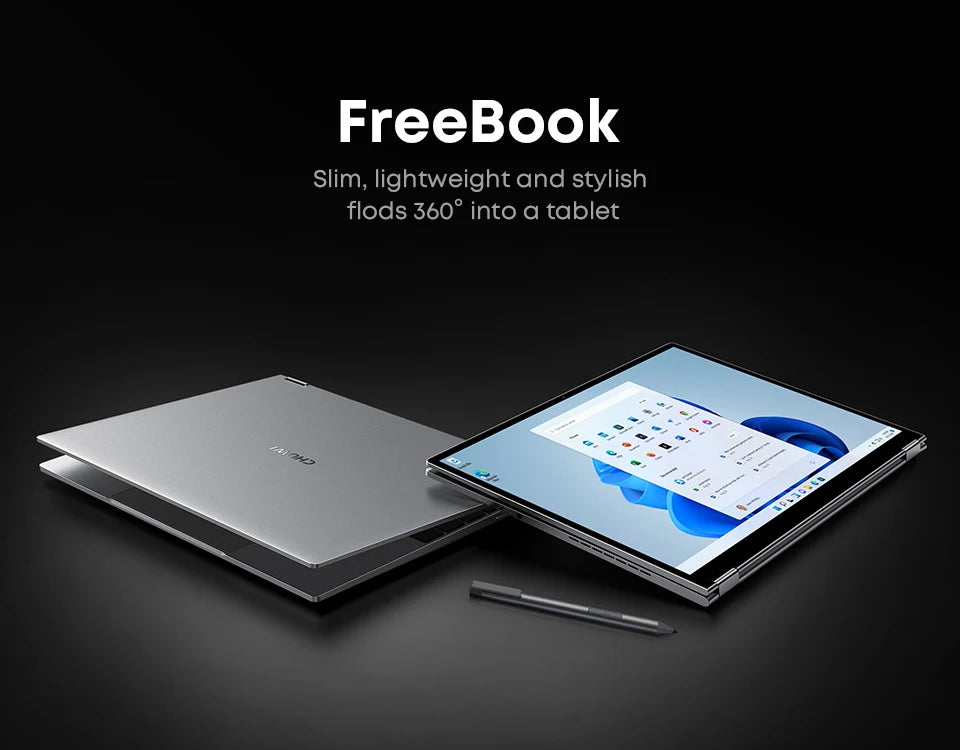 CHUWI-Ordinateur Portable ,Tablette 2 en 1, Écran Tactile 13.5 Pouces, 12 Go LPDDR5, 512 Go SSD