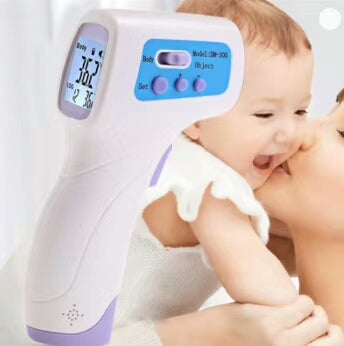 Thermomètre frontal infrarouge sans contact avec écran LCD, Thermomètre pour adultes et enfants