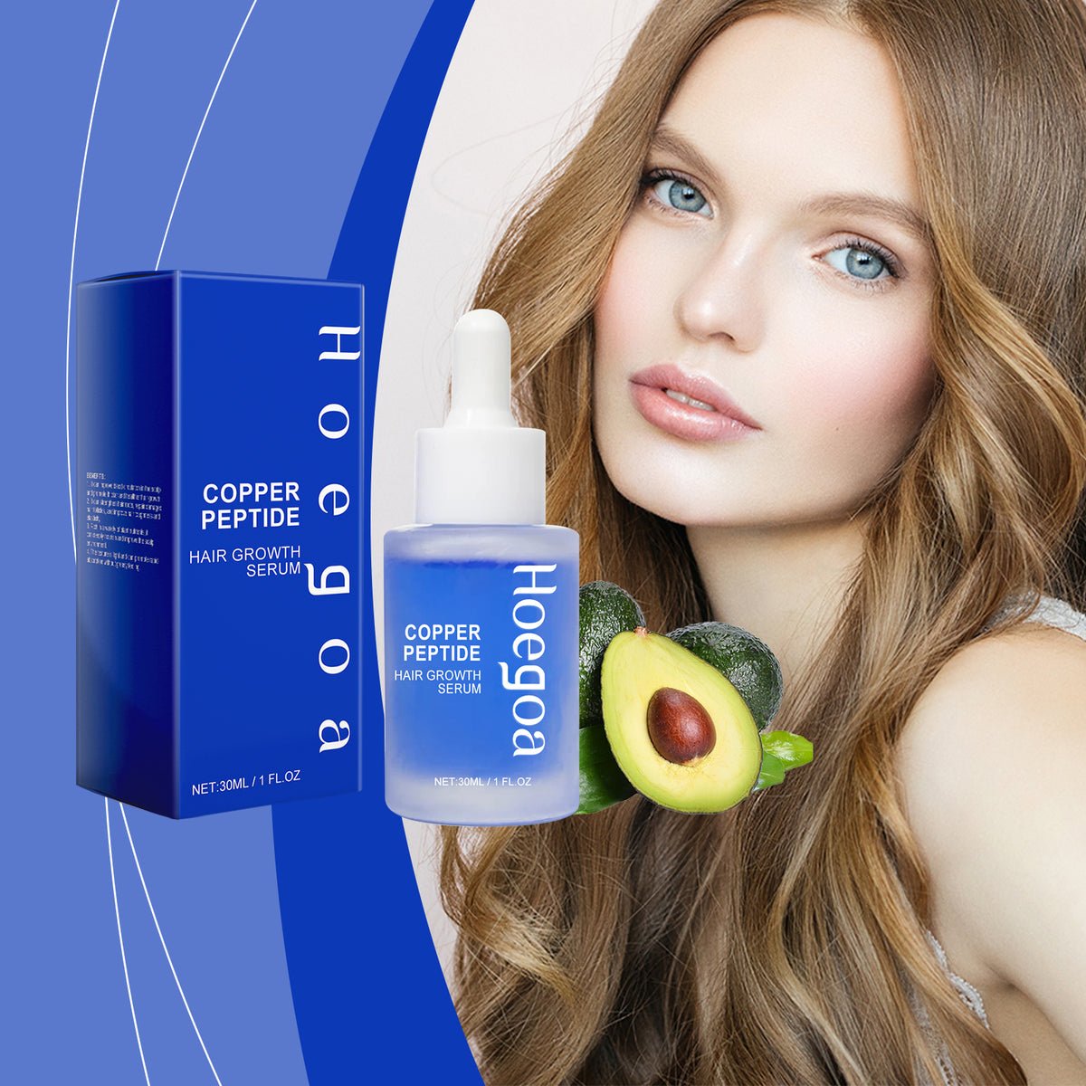 Sérum Cuir Chevelu aux Peptides de Cuivre – Densité & Soin Capillaire – 30 ml