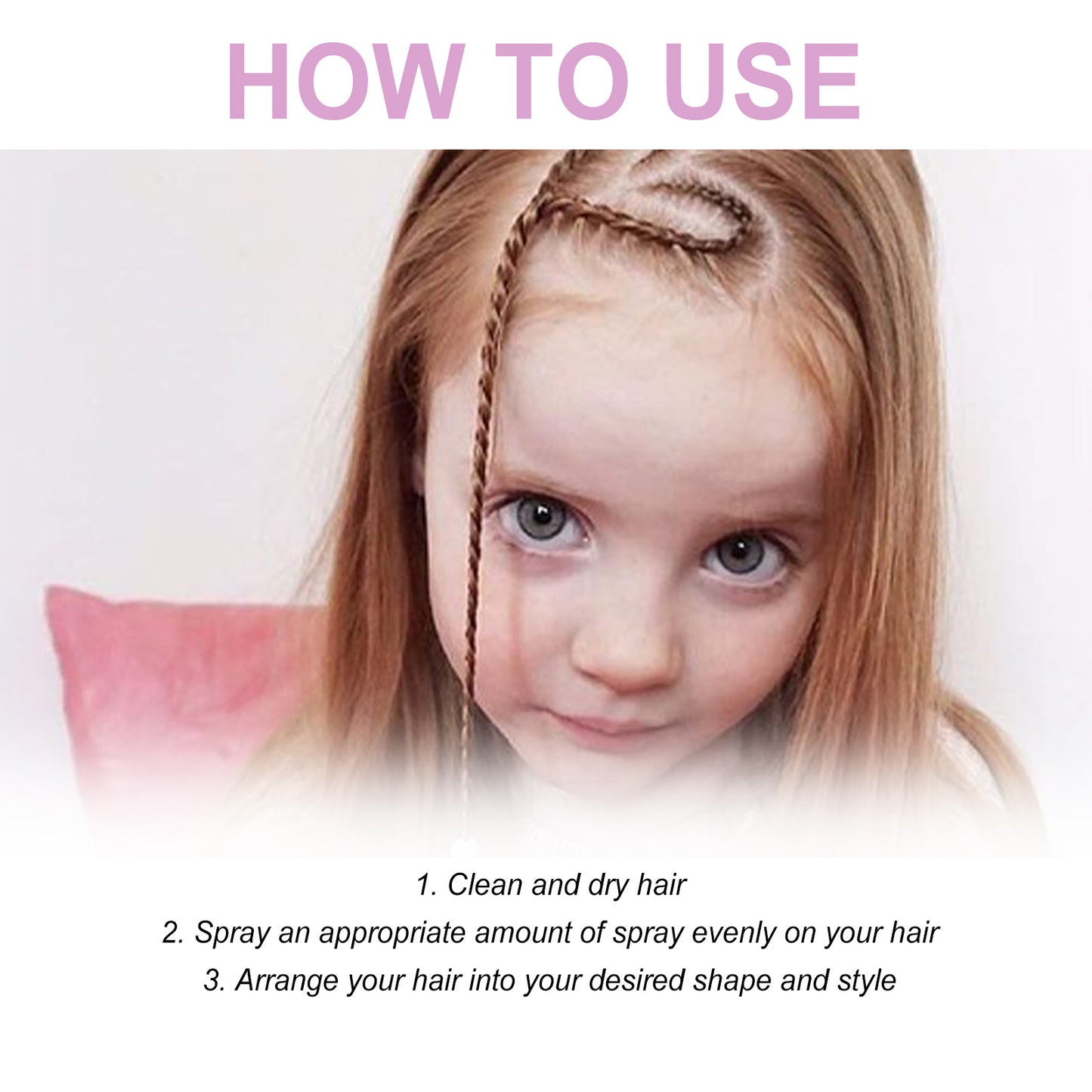 Spray coiffant sans rinçage