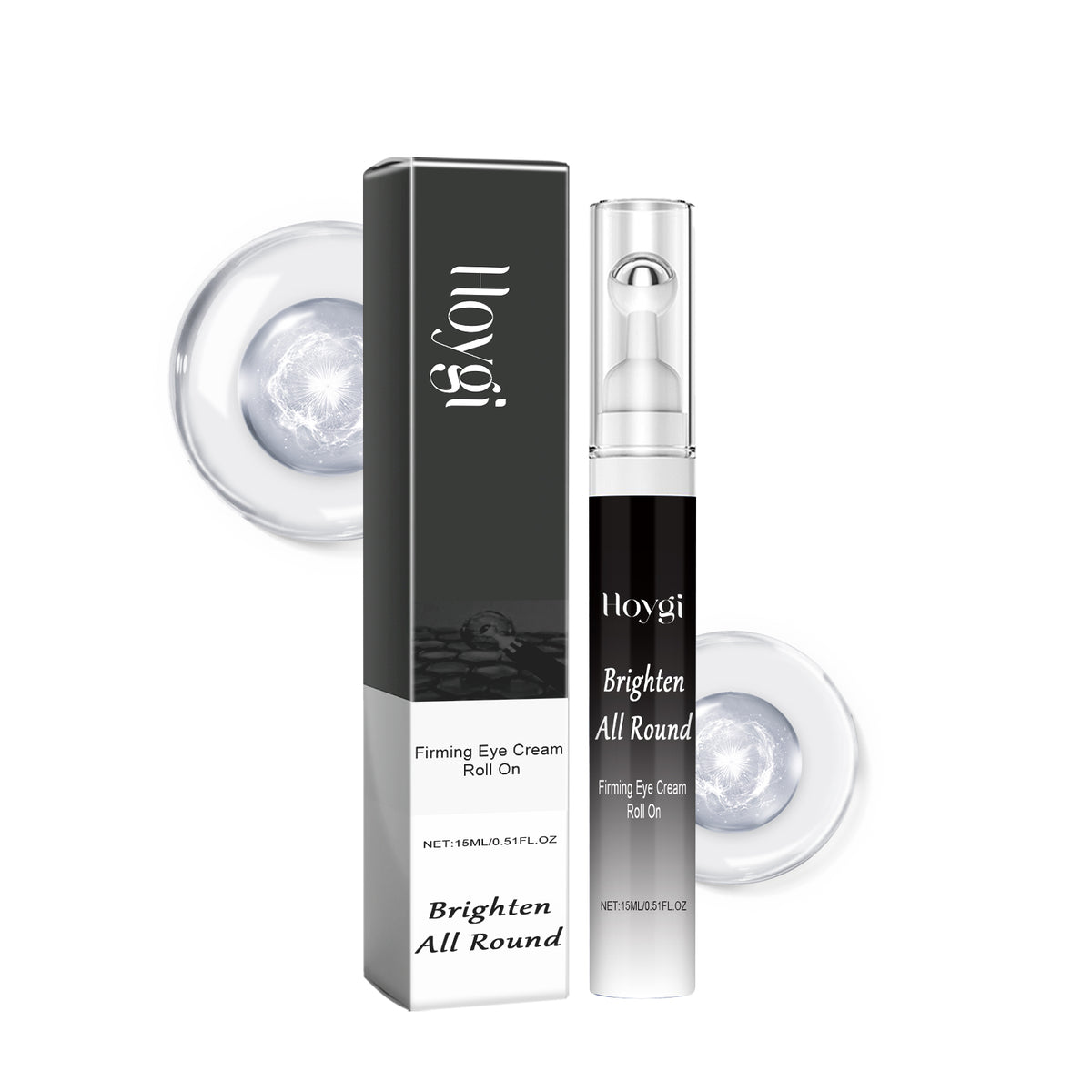 Roll-On Contour des Yeux au Café & Acide Hyaluronique – 15 ml