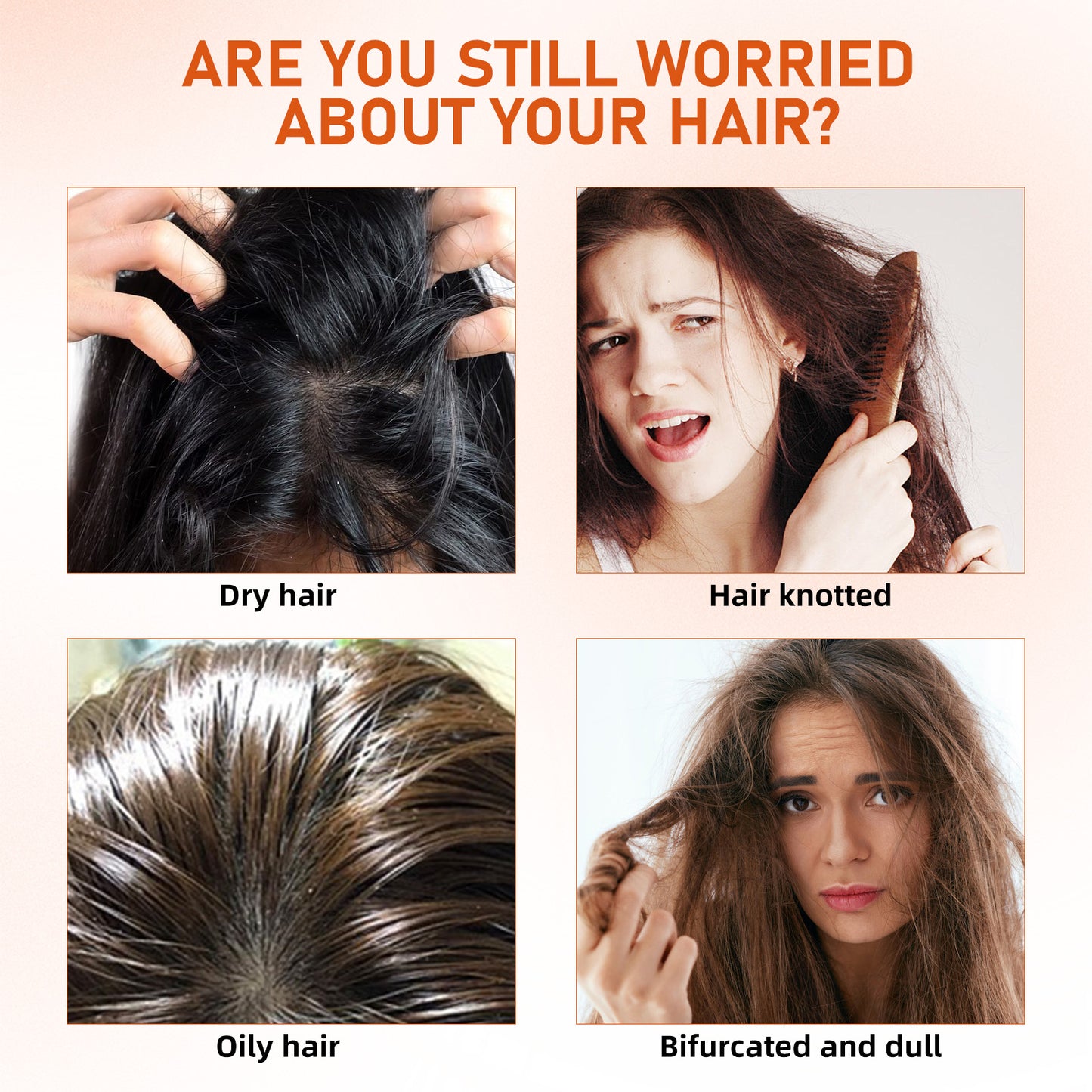 Leave-in protective spray, repairs split ends, dry and damaged hair, moisturizes and smooths hair.