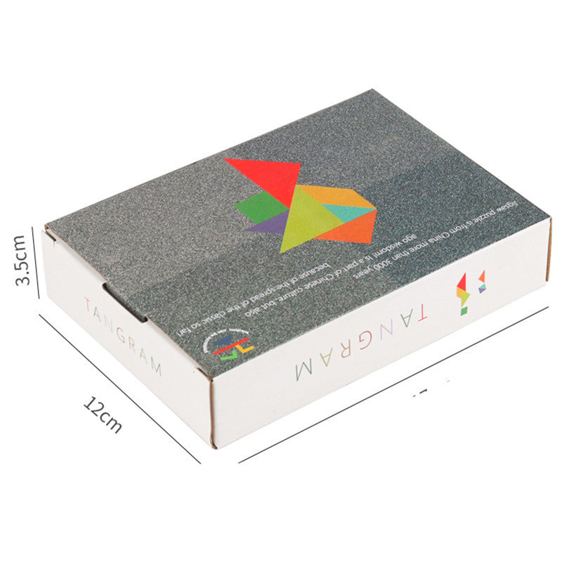 Puzzles tangram 3D en bois      (Amusants et aides pédagogiques pour l'éducation précoce des enfants 4-6 ans)