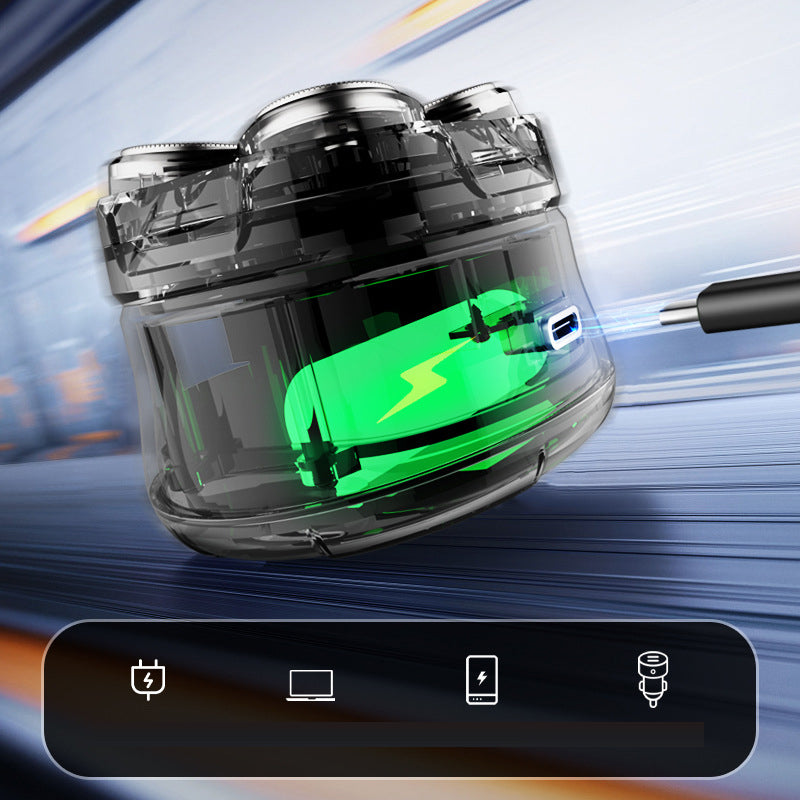 Complete shower gel, 5-point razor, rechargeable men's razor, beard trimmer, bald head machine