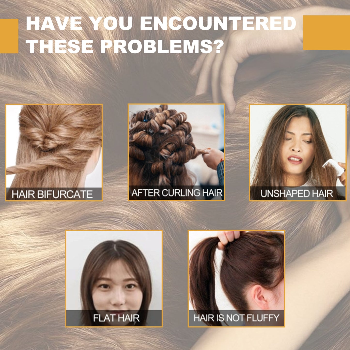 Crème coiffante hydratante à l'élastine, boucle cheveux, après-shampoing volumisant et brillant pour des boucles naturellement souples