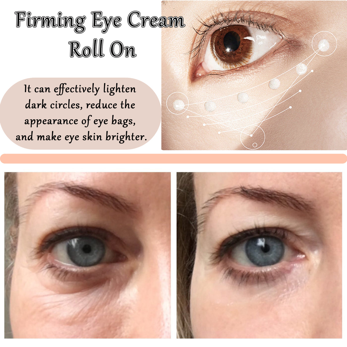 Roll-On Contour des Yeux au Café & Acide Hyaluronique – 15 ml
