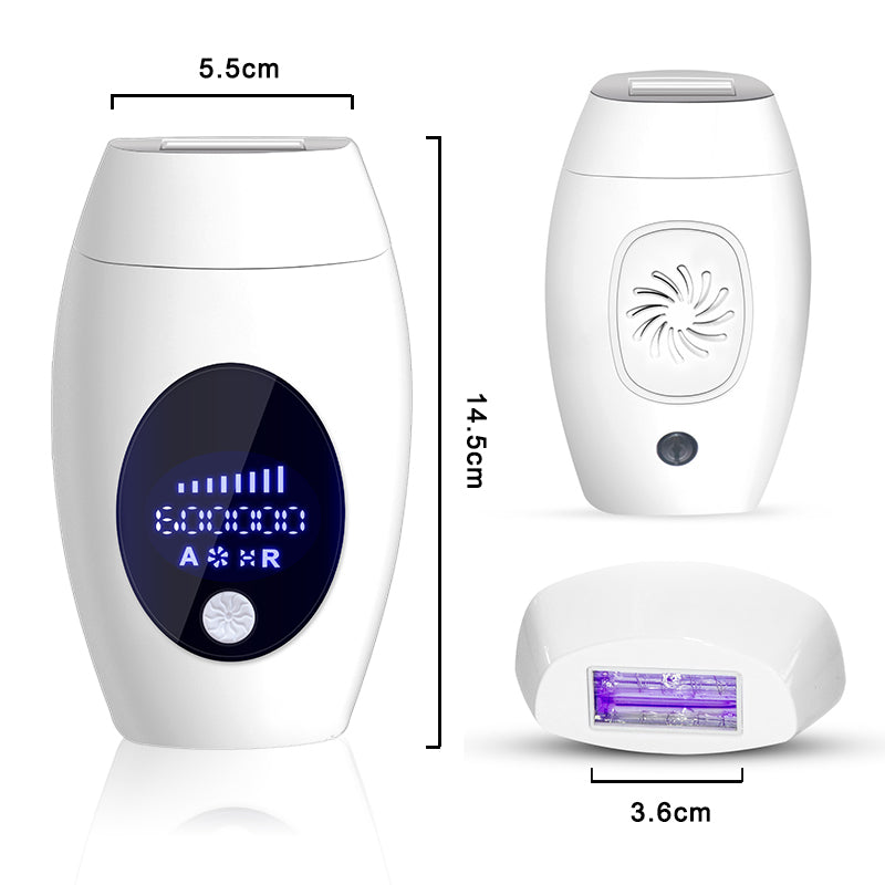IPL laser hair removal device with 600,000 flashes, permanent LED hair removal device for the whole body