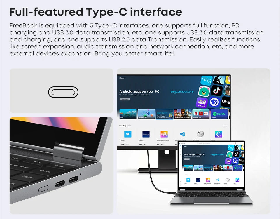 CHUWI-Ordinateur Portable ,Tablette 2 en 1, Écran Tactile 13.5 Pouces, 12 Go LPDDR5, 512 Go SSD