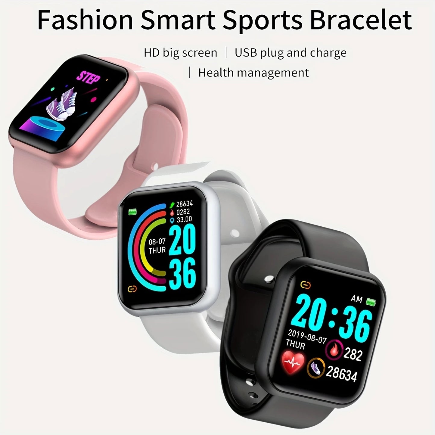 Smartwatch hommes femmes. Montre intelligente