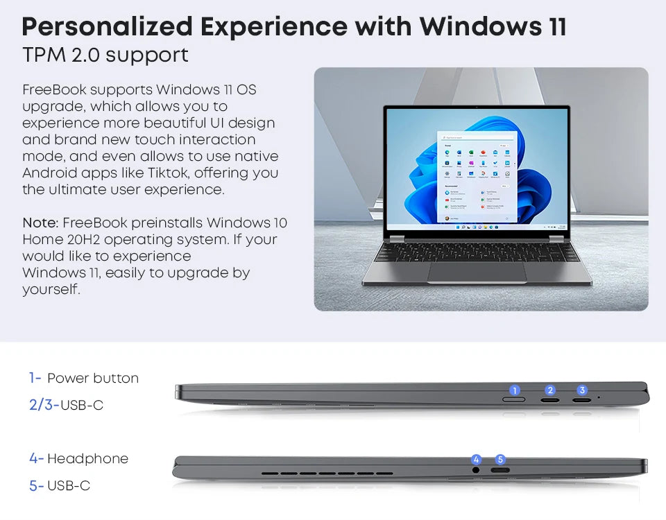 CHUWI-Ordinateur Portable ,Tablette 2 en 1, Écran Tactile 13.5 Pouces, 12 Go LPDDR5, 512 Go SSD