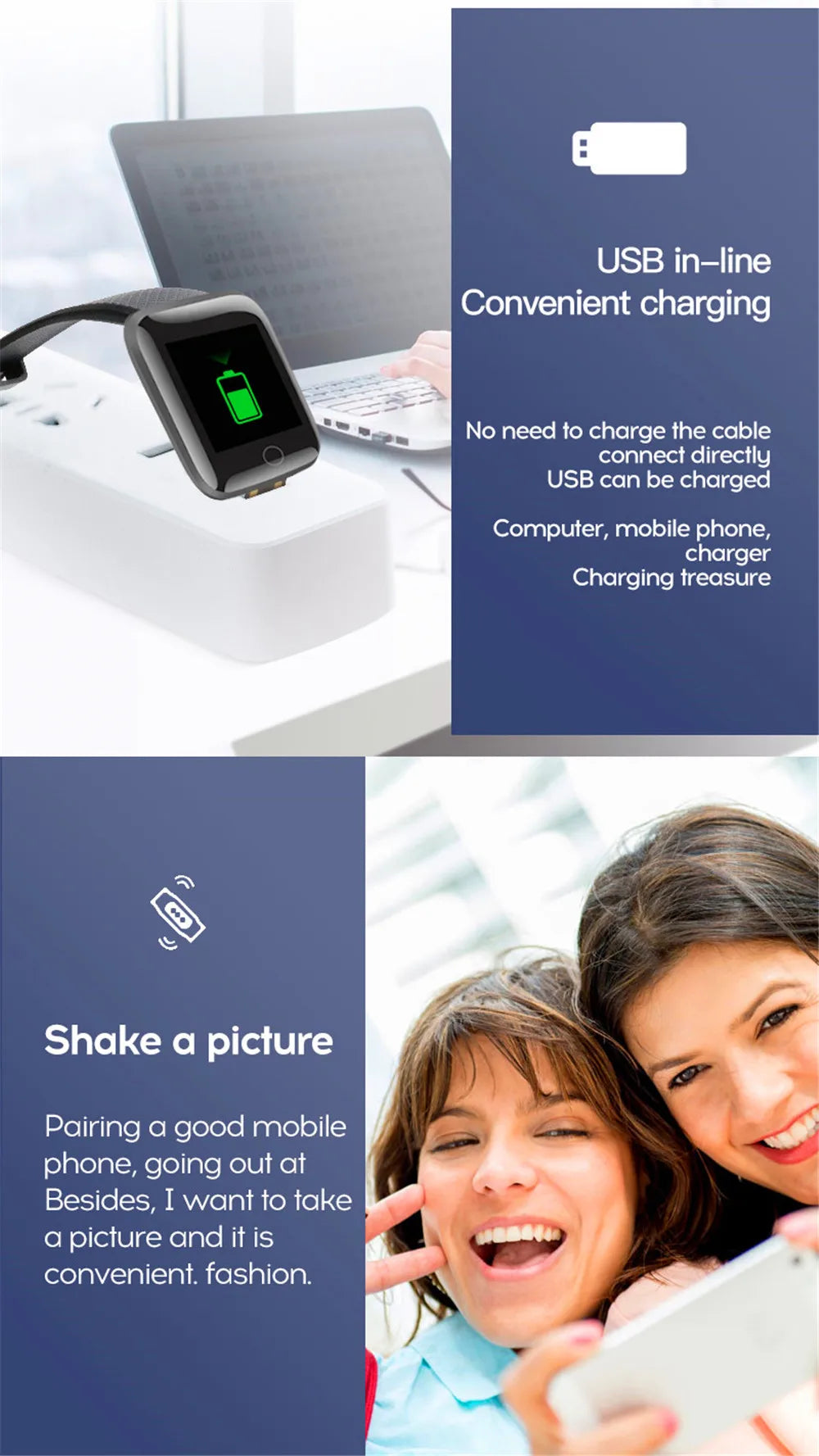 Smartwatch hommes femmes. Montre intelligente