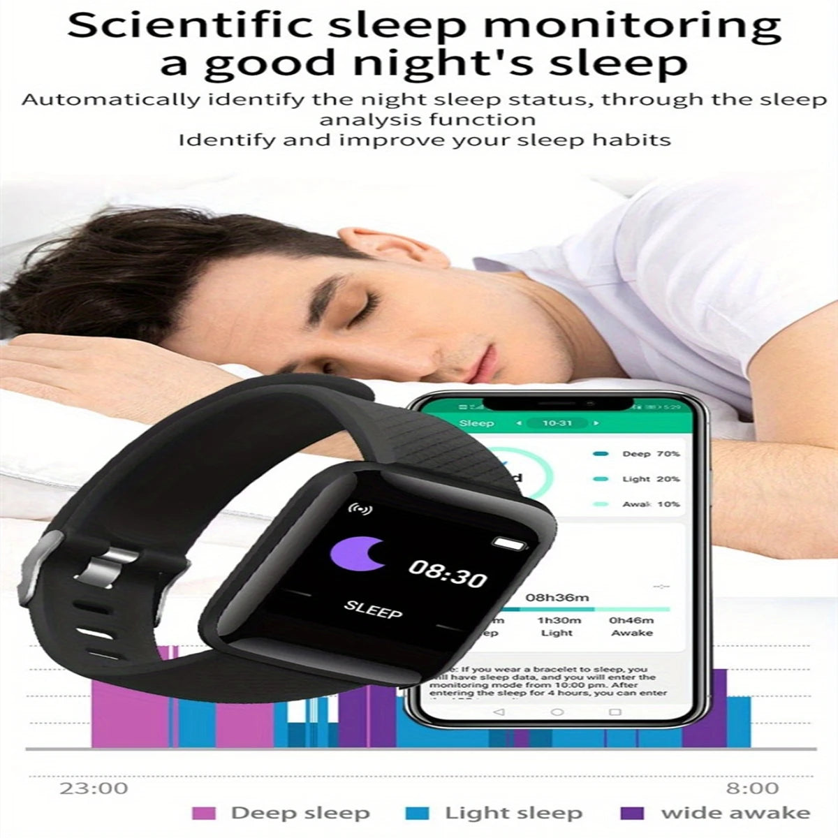 Smartwatch hommes femmes. Montre intelligente