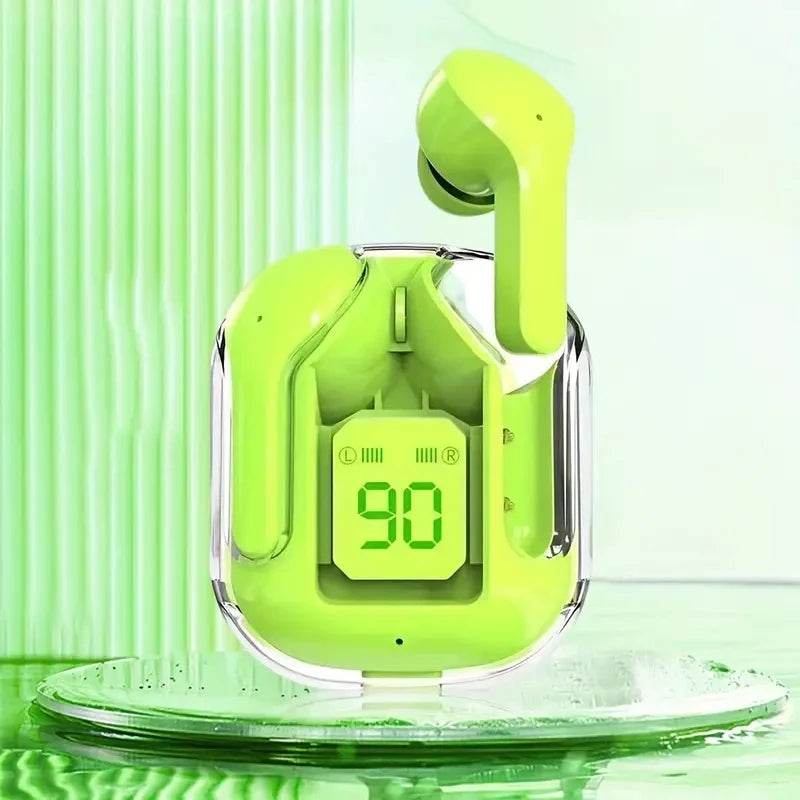 Écouteurs Bluetooth sans fil T2 d'origine, avec affichage numérique
