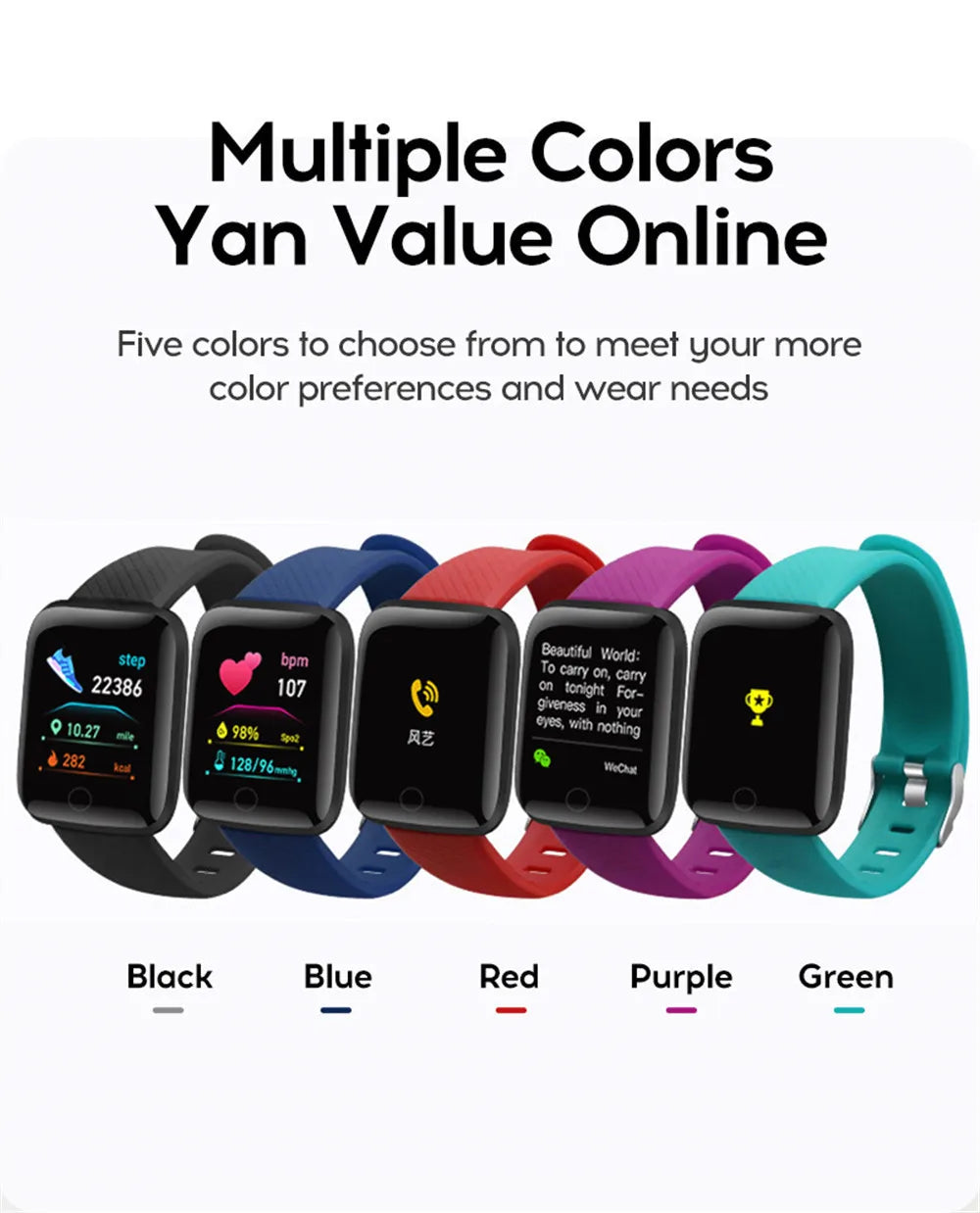 Smartwatch hommes femmes. Montre intelligente